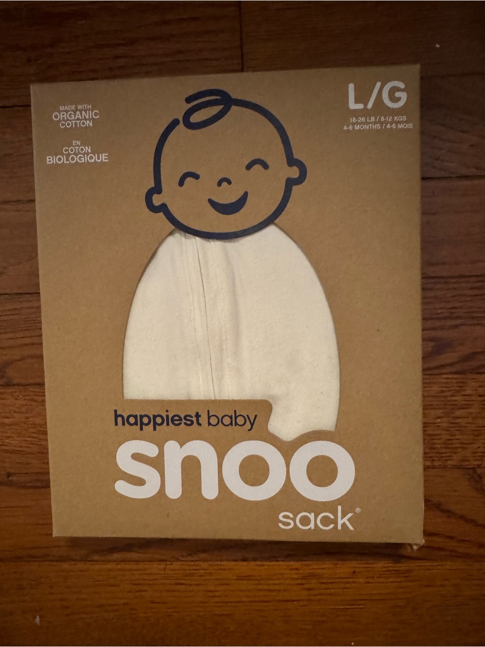 happiest baby Snoo Sack Sleep Sack - Cream (L/G)